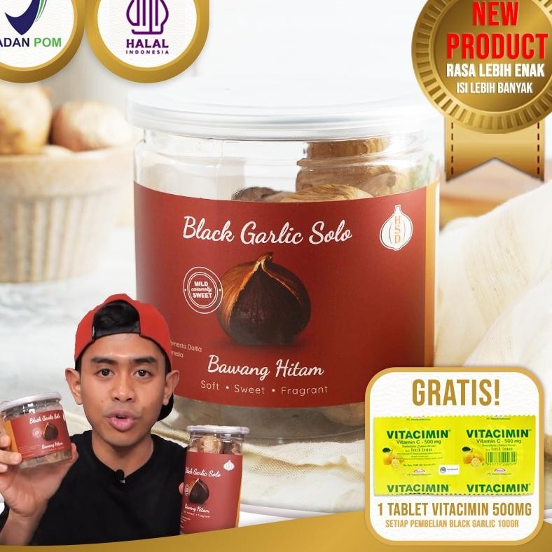 

Hd Bla Garlic Olo Bawang Hitam Tunggal 100 Gr Ize 3Cm