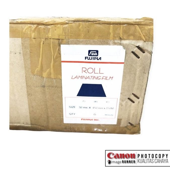 

Promo Plastik Laminating Roll FUjipl Glossy 450mm x 150meter x 32 micron COD