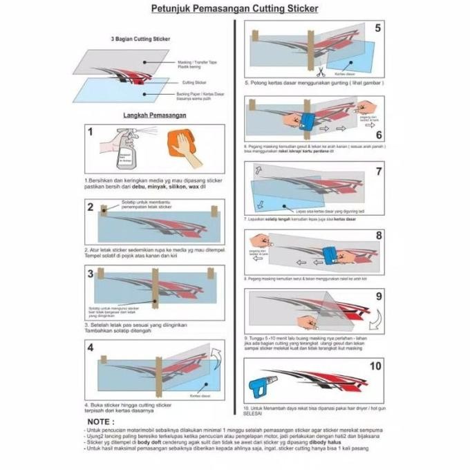 Promo DECAL CRF 150 L SUPERMOTO FULL BODY HITAM SUPER GLOSSY DOFF DESAIN COD