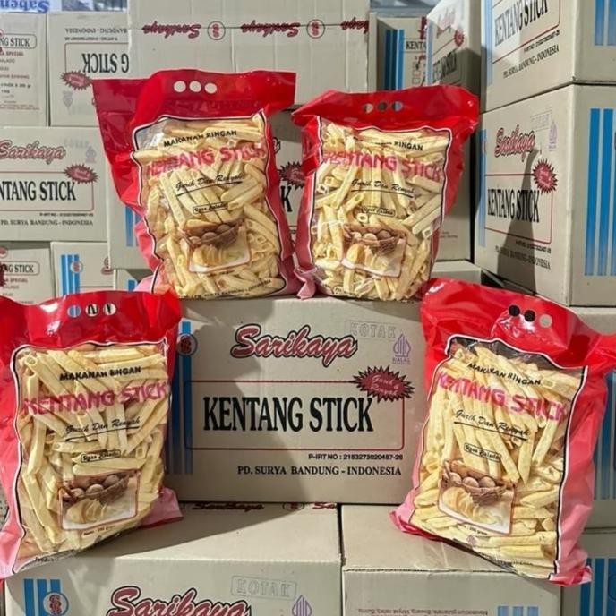

BIG SALE STICK KENTANG PREMIUM SARIKAYA / STIK KENTANG ISI 4 KARUNG/BAG @250GR !!!!!