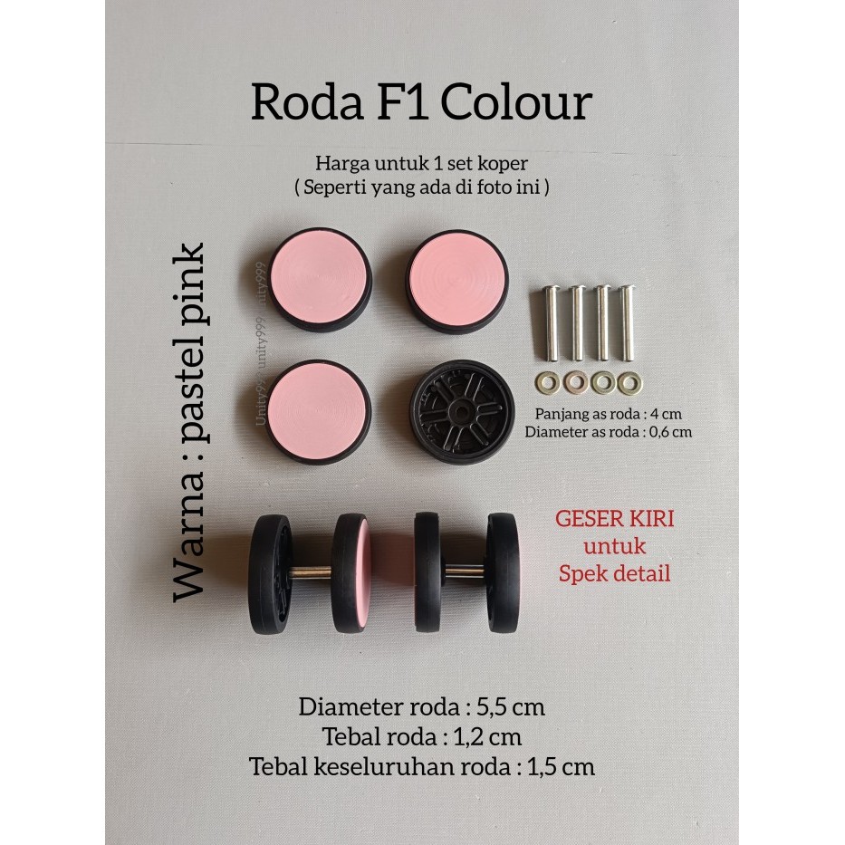 ASLI RODA KOPER AMERICAN TOURISTER RODA KOPER 360 RODA PENGGANTI RODATRAVEL KODE 335