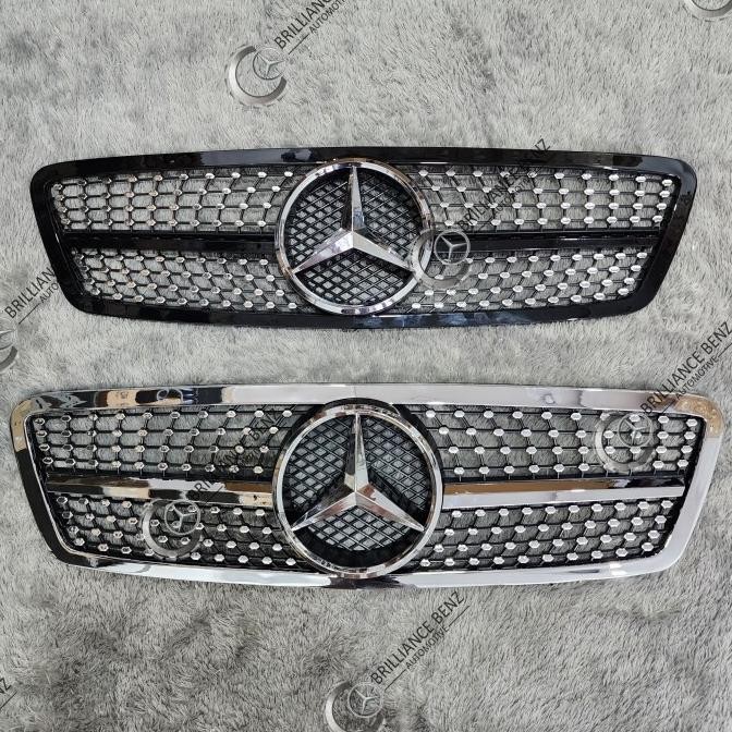 Grill Diamond Mercedes W203 C200 C230 C240 2000-2007 Grille Amg W203 Most Selling