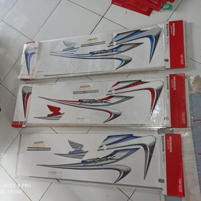 Promo striping stiker Honda Tiger Revo Merah Biru Ori Original AHM COD
