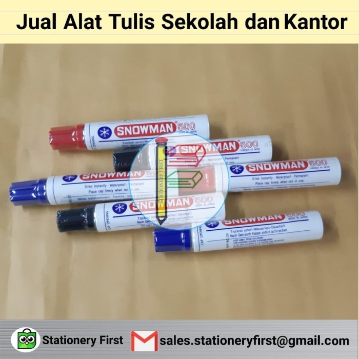 

Spidol Permanen Jumbo 500 Snowman per Lusin