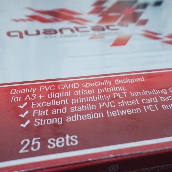 

Promo QUANTAC PVC Laser A3+ (Bahan ID Card) COD