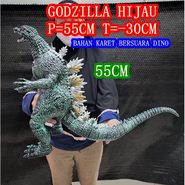MAINAN GODZILLA JUMBO 55CM BONEKA DINOSAURUS GODZILLA BESAR