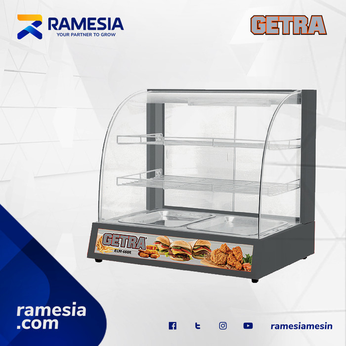 PROMO! Food Display Warmer GETRA ELW-660R Etalase Penghangat Gorengan Fried Chicken