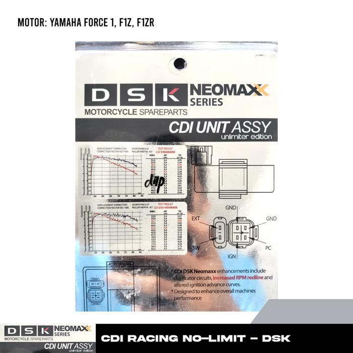CDI UNIT PENGAPIAN DSK NEOMAX YAMAHA F1ZR F1Z FORCE 1 CDI RACING TANPA LIMIT CDI F1ZR DSK