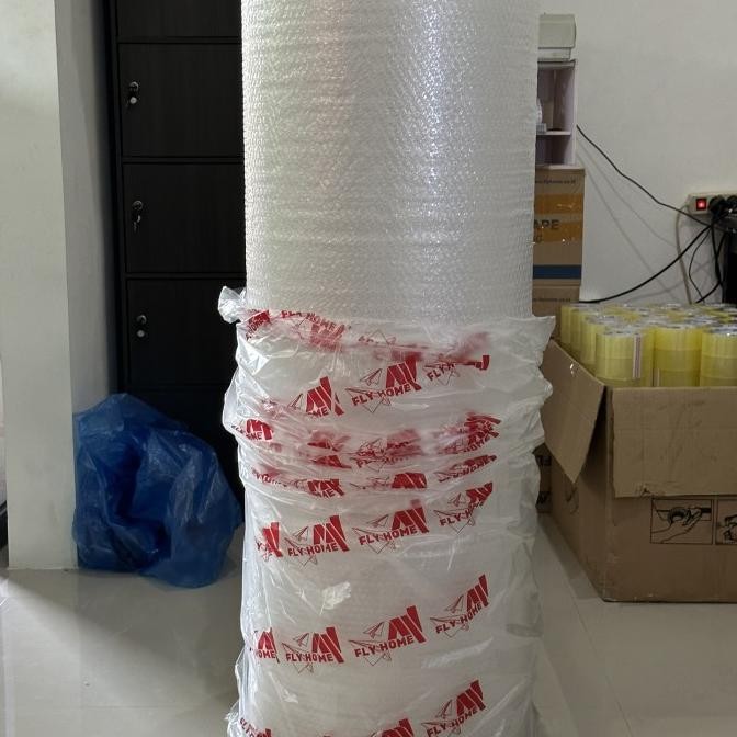 

Flyhome Plastik Bubble Wrap Hitam Putih 3Kg 1 Roll Besar Bubblewrap Original Dan Terlaris