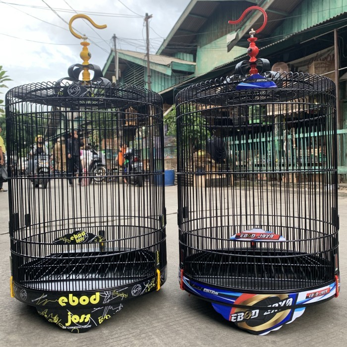 SANGKAR KANDANG MURAI EBOD JAYA DECAL BAMBU NO 2 & 3