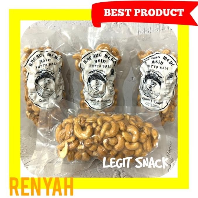 

NEW PRODUK KACANG MEDE ASIN PUTTO BALI VAKUM / METE BALI CASHEW NUTS !!!!!
