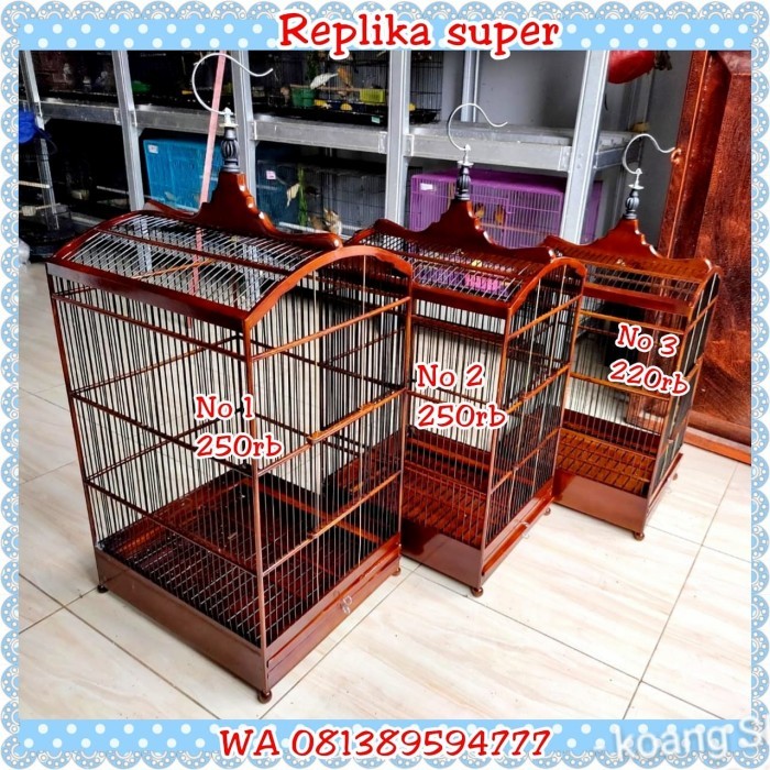 sangkar kotak replika ebod no 1/2