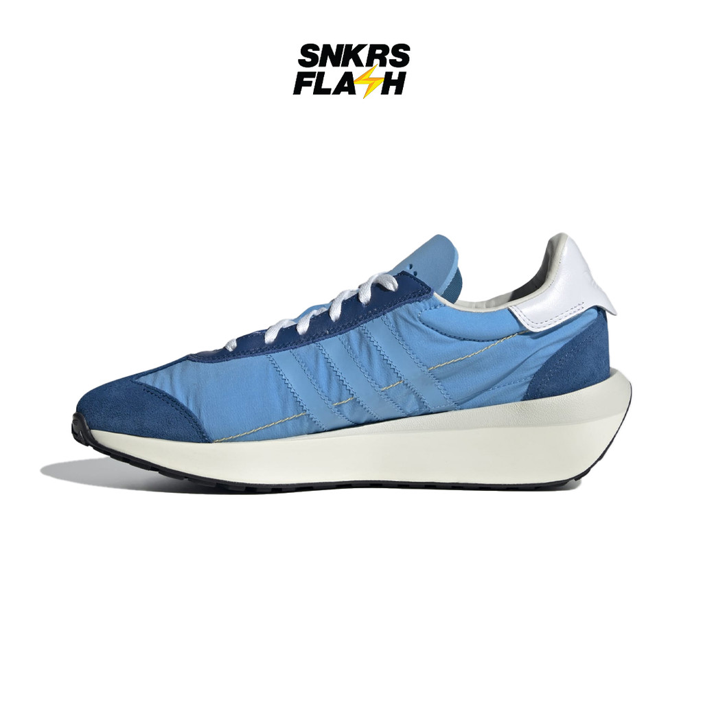 ADIDAS Country Xlg Semi Blue Burst Cloud White Sepatu Sneakers Pria - IE3232 - Size 43.3