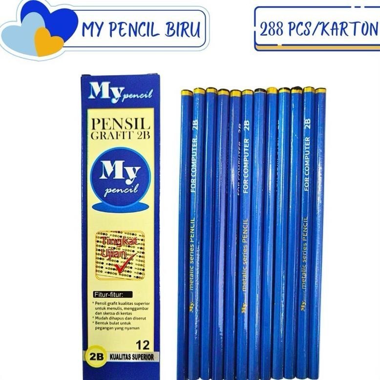 

JM PENSIL M200 HIJAU 2 B / SET PENSIL