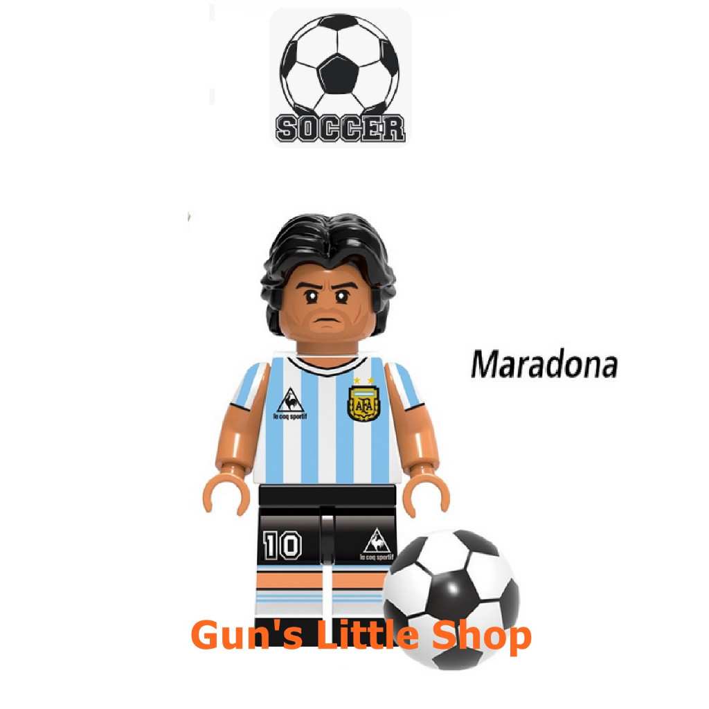 Mini Action Figure - Soccer Player MARADONA pemain sepakbola tanpa dus
