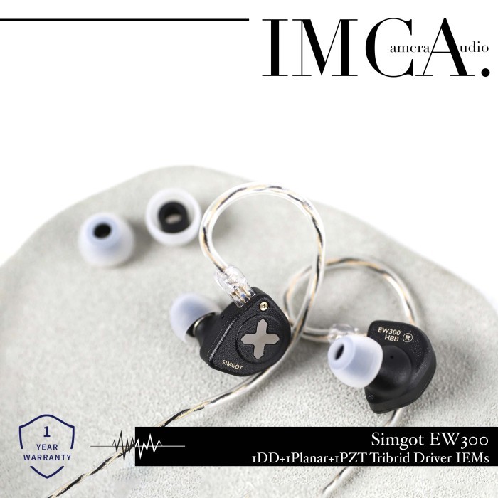 Simgot EW300 / Simgot EW 300 1DD 1Planar 1PZT Tribrid Driver IEM In Ear Monitor Berkualitas