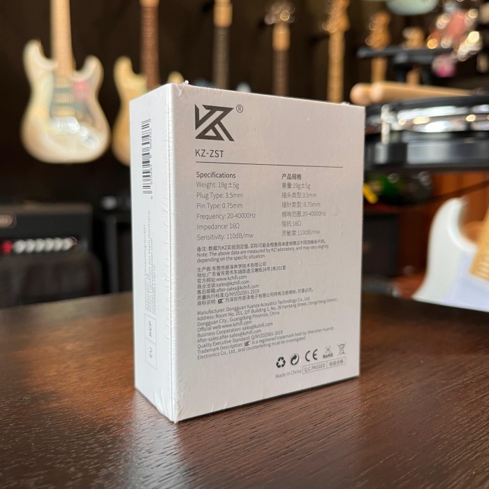 KZ ZST In Ear Monitor Black/Purple Berkualitas