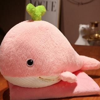 Grosir Balmut Unik Dan Lucu Bantal Selimut Bonmut Boneka Paus Whale 3 In 1