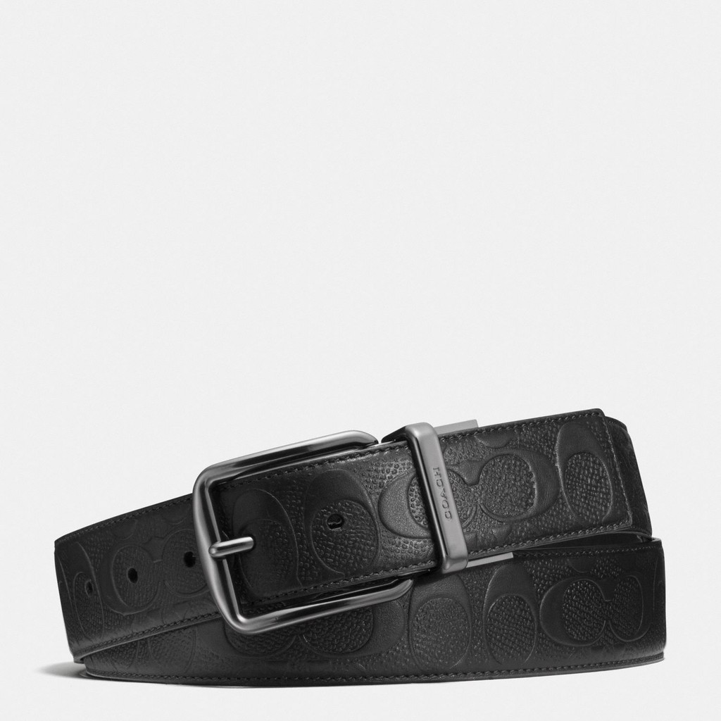 Coach Harness Buckle Cut To Size Reversible Belt, 38 Mm - Sabuk Pria