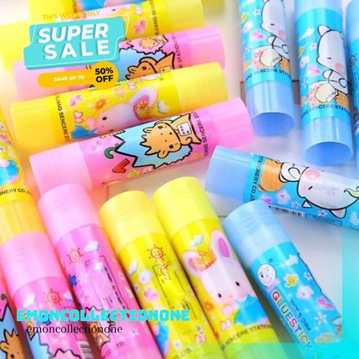 

TANGAN SEKOLAH KANTOR BATANG GLUE STICK 10G LEM PEREKAT KERTAS MINI TERJAMIN BEST