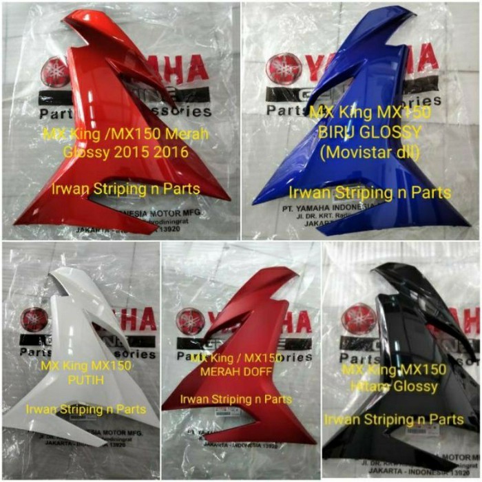Cover Sayap Tebeng Body Legshield Depan Jupiter Mx king 150 sepasang