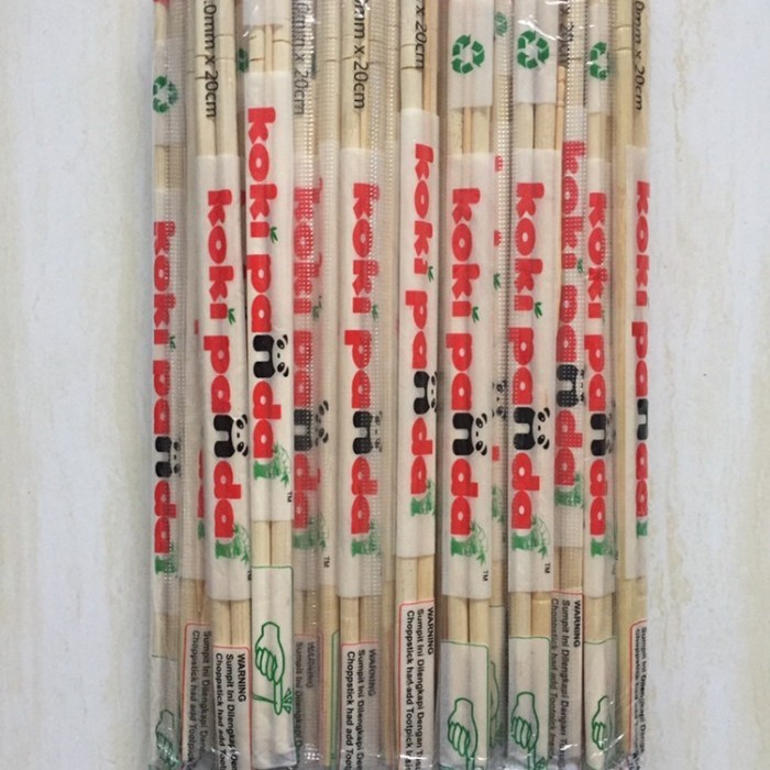 Sumpit Koki Panda 1 Bal Tidak Bersisik