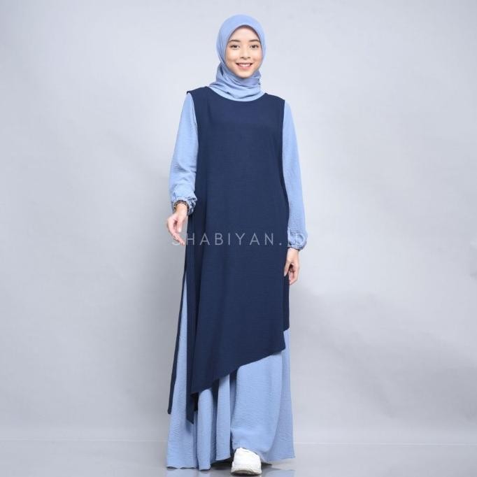 SHABIYAN 456 GAMIS SET DRESS | DRESS 2 IN 1 | MUSLIMAH OUTER DRESS GAMIS LEBARAN 2025 DRESS MODEL TE