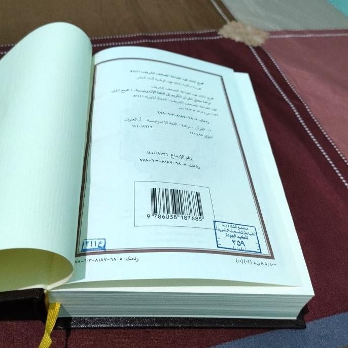 Mushaf Madinah Terjemah Alquran Saudi Terjemah, Asli Saudi Ukuran A5 Terlaris