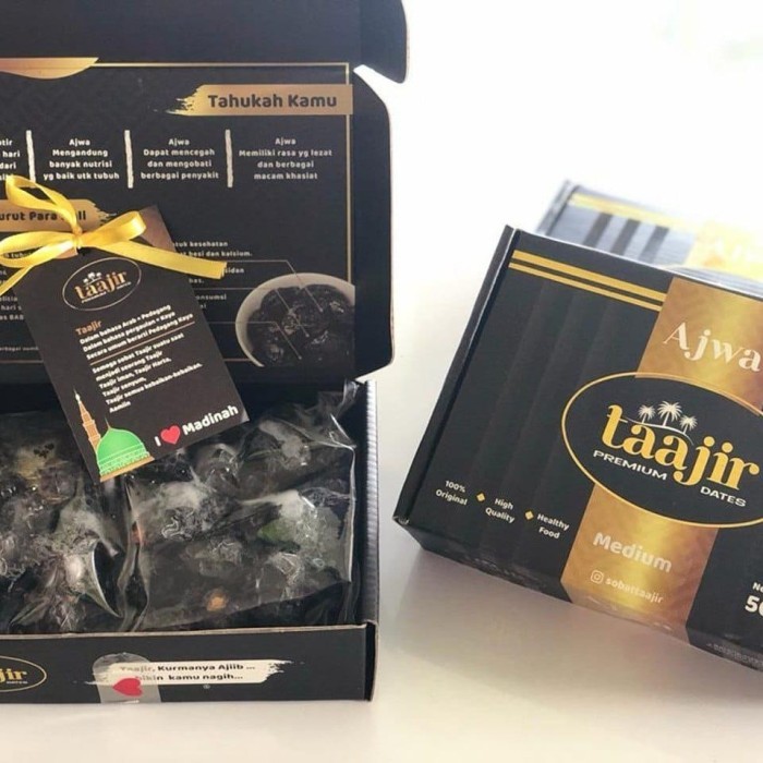 

KURMA AJWA MEDIUM PREMIUM TAAJIR 500 GRAM