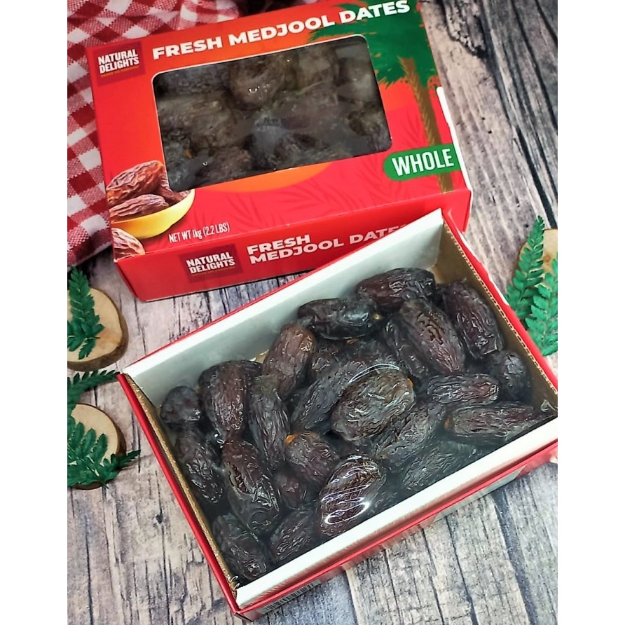 

KURMA MEDJOOL WHOLE 1KG NATURAL DELIGHTS