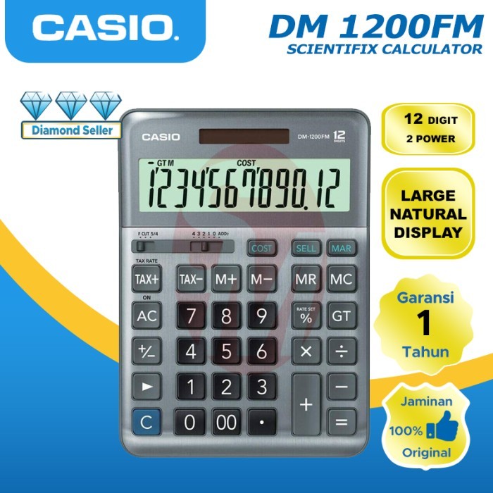 

Kalkulator Casio Dm 1200 Fm
