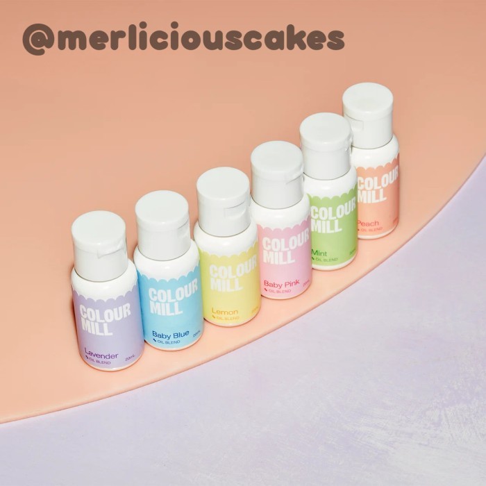 

Silahkan Order] Colour Mill 6 Pcs Pastel Pack 20 ml Oil Based Colouring