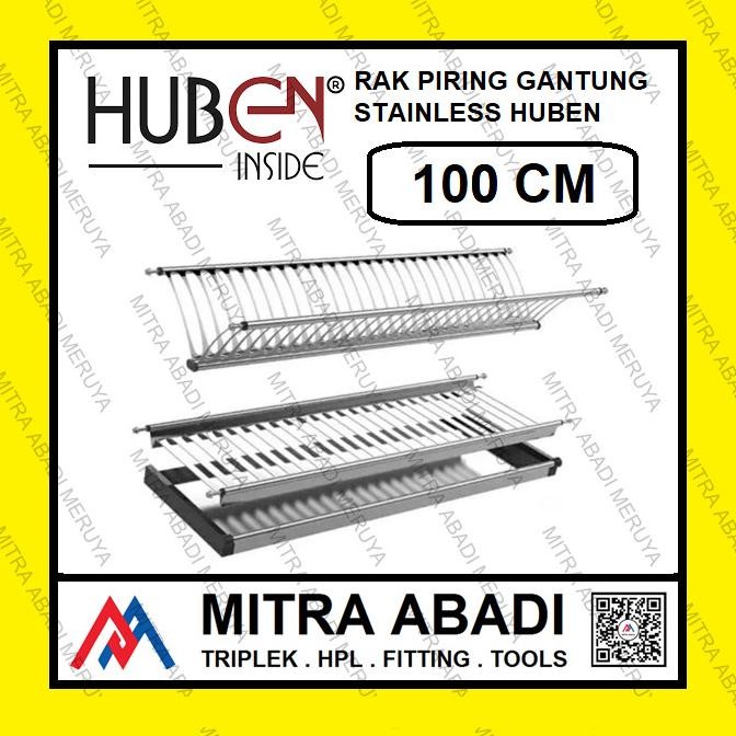Rak Piring Gantung Huben 100Cm 100 Cm Stainless Steel Dish Rack Gelas Sabdapramuji