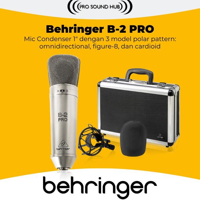 Behringer B2 B-2 Pro B 2 Mic Condenser Dual Diaphragm Studio Recording Terlaris