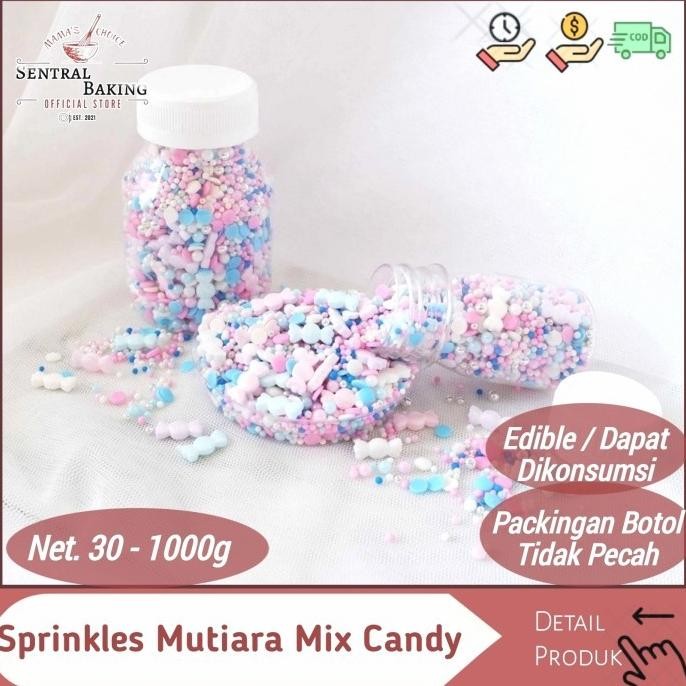 

|Premium| Sprinkle Kue Mutiara Candy / Springkle Hias Kue / Springkel Edible