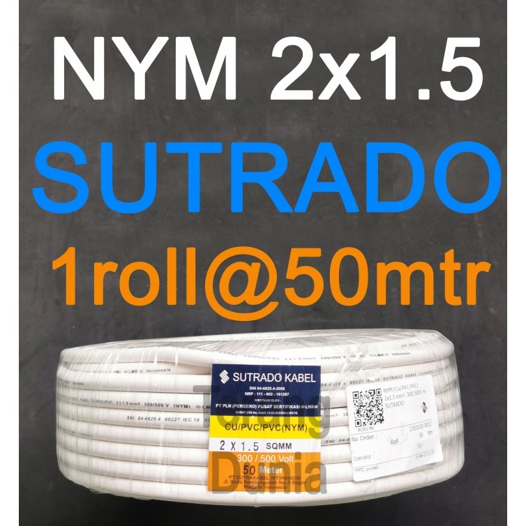 Kabel Nym 2X1.5 Sutrado Kabel Sutrado Nym 2X1.5 Kabel Nym 2X1.5 Sutrad