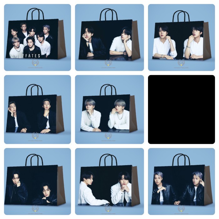 Paper Bag Custom/Bts 7Fates/Bts Merch/Bt21/Jungkook/Goodie Bag/Taskado