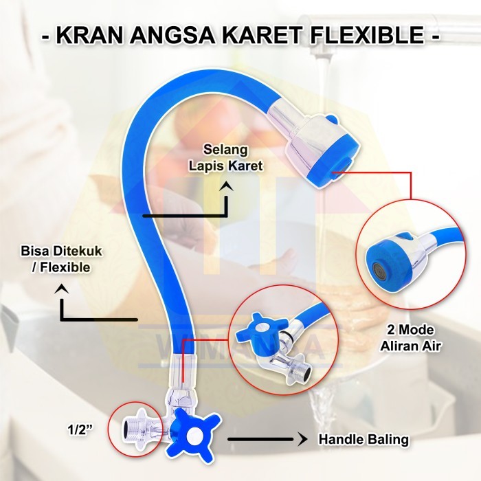 Kran Angsa Karet Star Classic - Kran Cuci Piring