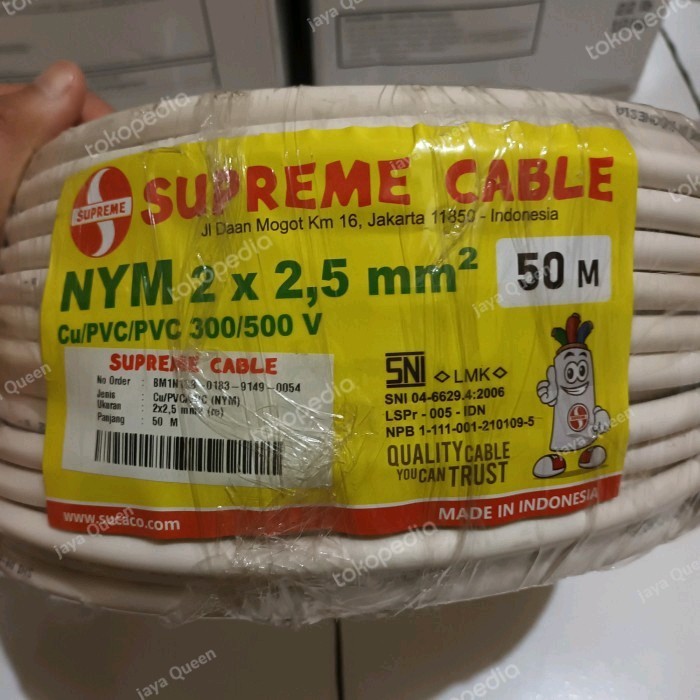 Kabel Nym 2X2,5Mm 50M Supreme/Nym 2X2,5 Mm Supreme/Kabel Nym 2X2,5 Mm