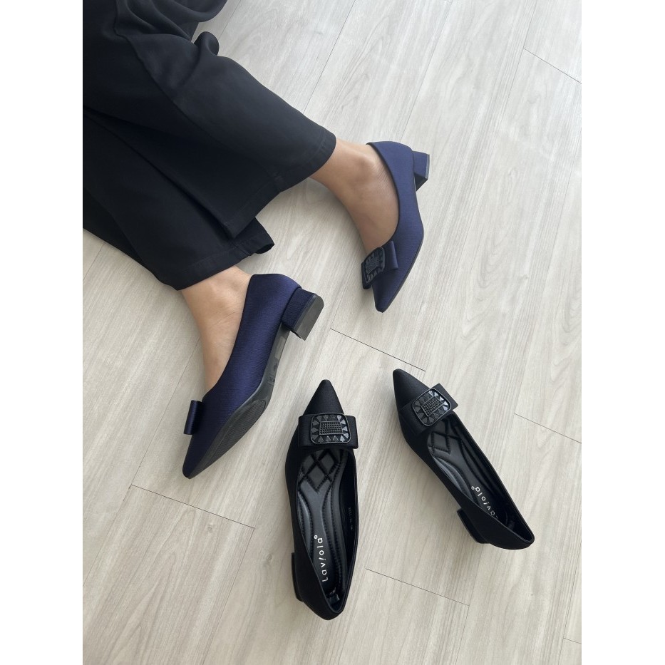 Laviola Shoes - Pantofel Wanita - 2981Ffs - Black