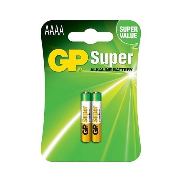 TERBATAS BATERAI AAAA A4 SUPER ALKALINE GP ISI 2 1.5V BATRE PEN STYLUS KODE 466