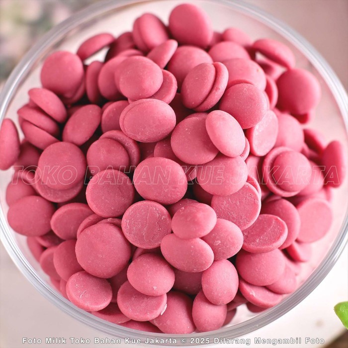 

Callebaut RUBY 1kg Couverture Chocolate Pink RB1 Cokelat 47,3% Berry