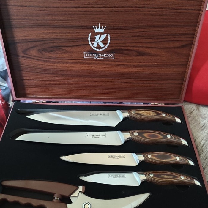 TERBAIK PISAU SET KITCHEN KING GERMANY KODE 43