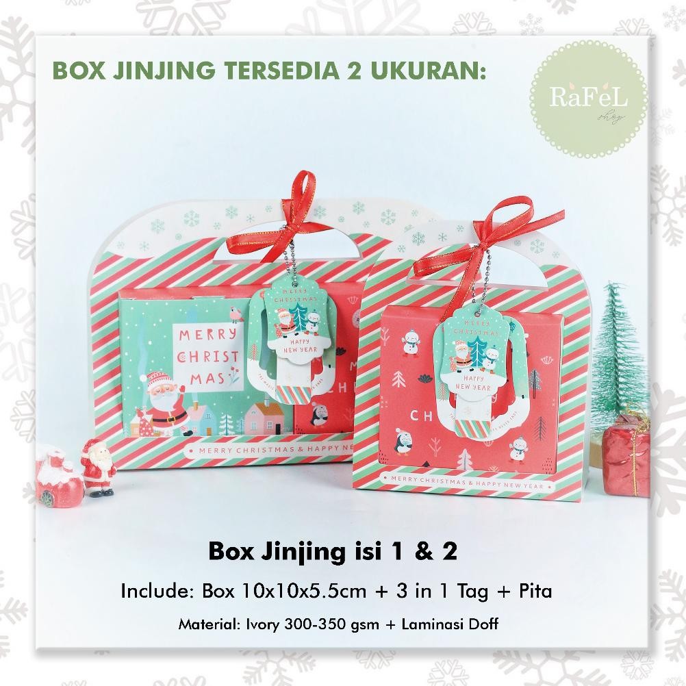 

TERLARIS 5 Set Box Jinjing Natal 2 Toples 200 Gr 250 Gr ugi-113