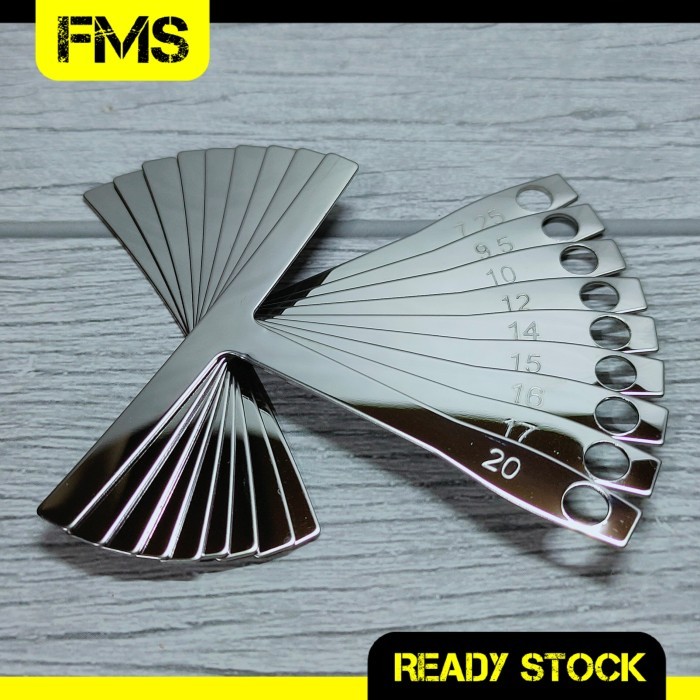 

OBRAL PENGGARIS UNDERSTRING RADIUS GAUGE RULER BENGKEL GITAR LUTHIER TOOLS KODE 798