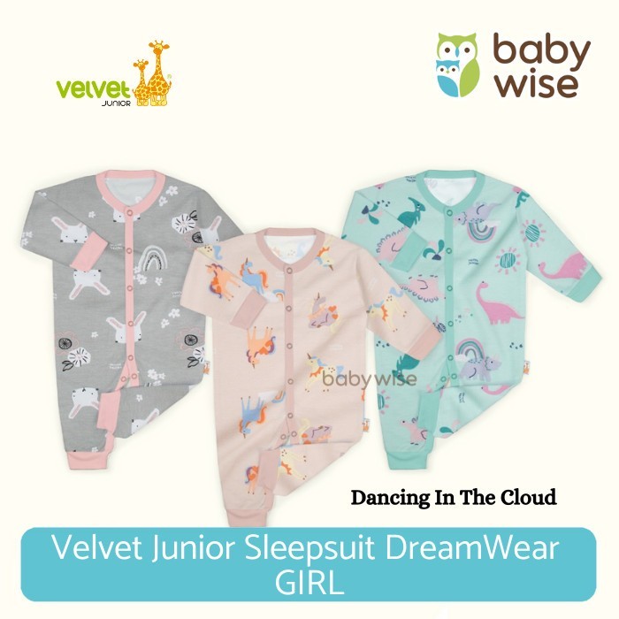 Velvet Junior Sleepsuit DreamWear GIRL