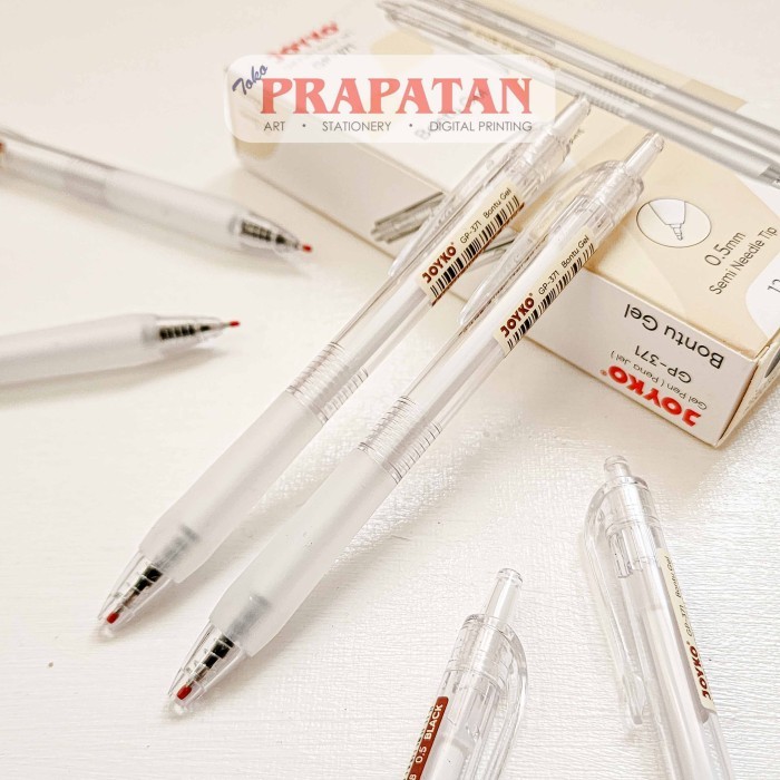 

STOK TERBATAS JOYKO GP-371 BONTU GEL PEN 0.5MM PENA JEL PULPEN KODE 382