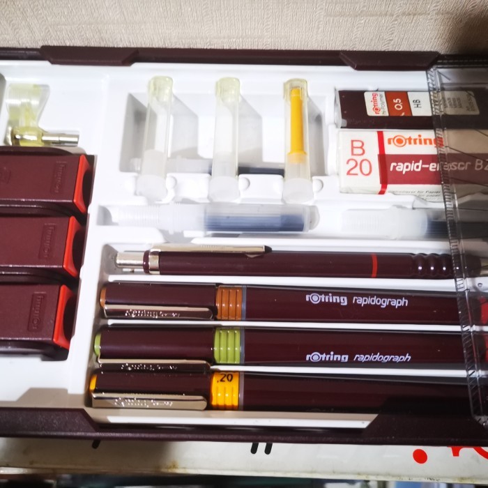 Rapido Rotring Rapidograph Set