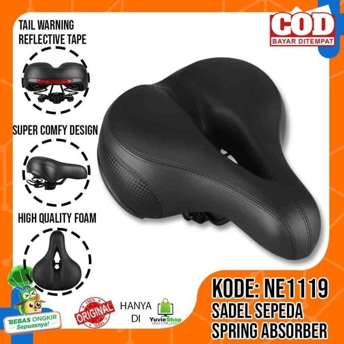 Terlaris Jok Sadel Saddle Sepeda Spring Absorber Mtb Lipat Elektrik Listrik SALE