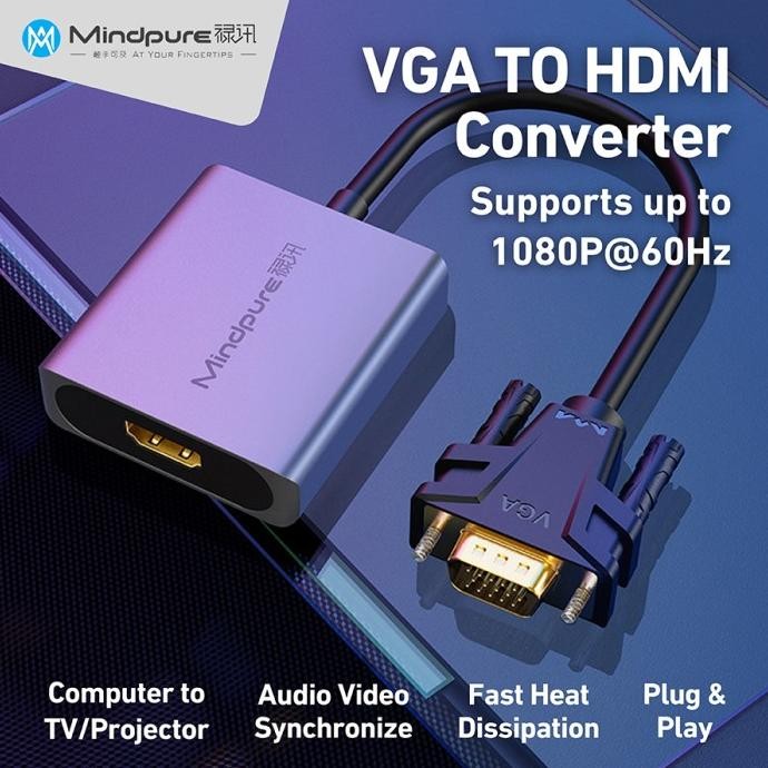 Terjangkau Vga To Hdmi Converter Male To Female Vga To Hdmi Converter